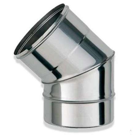 Колено (Отвод) 45 из нерж. ст. 304-0,5 мм в Слониме