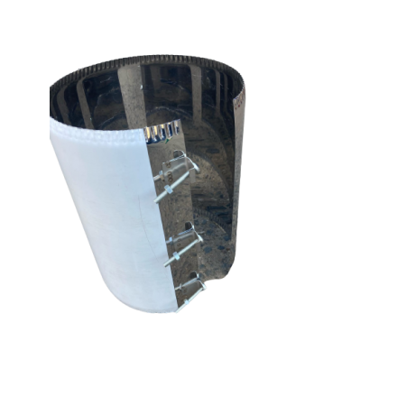 Хомут стяжной усиленный, нерж. ст. 430 в Слониме