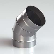 Колено (Отвод) 45 из нерж. ст. 430-0,8 мм купить в Слониме