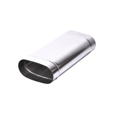 Труба овал. сечения (вставка) L-250 мм из нерж. ст. 304-1,0 мм купить в Слониме