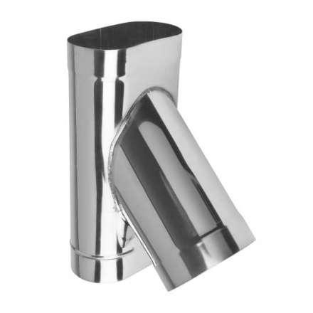 Тройник овальный 45 из нерж. ст. 304-1,0 мм купить в Слониме