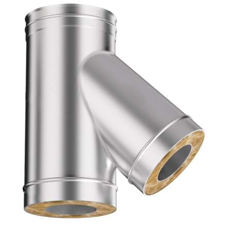 Сэндвич-тройник 45 из нерж. ст. 304-430 0,5-0,5 мм, утепл. 30 мм в Слониме