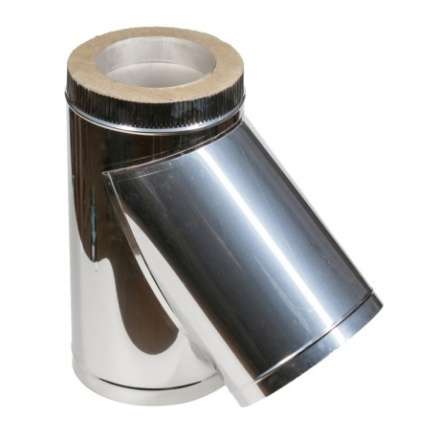 Сэндвич-Тройник 45 из нерж. ст. 430-0,8 мм, утепл. 50 мм в Слониме