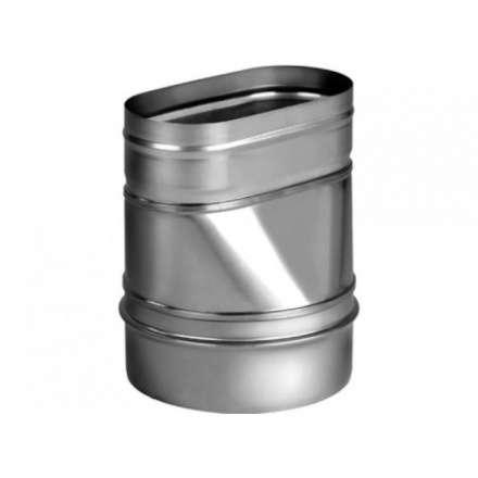 Переход прямой овальный из нерж. ст. 430-1,0 мм купить в Слониме