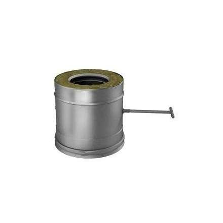 Сэндвич-Шибер поворотный AISI 304/430 0,5мм, изол. 30 мм купить в Слониме