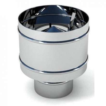 Дефлектор для дымохода нержавейка 304-0,5 мм фото в Слониме