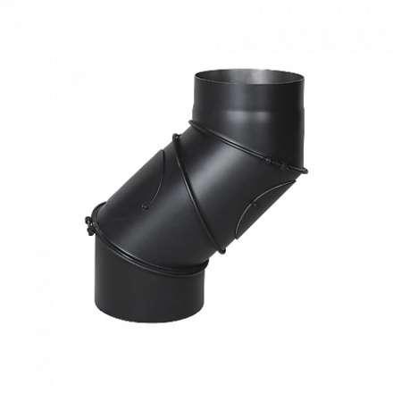 Дымоходное колено (отвод) KAISER PIPES (2мм) 4-сегментное, поворотное 180° в Слониме
