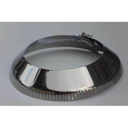 Косынка (юбка) для дымохода  из нерж.ст.  430-0,5 мм купить в Слониме