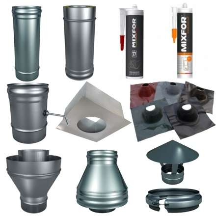 Комплект для печей диаметр 120 мм купить в Слониме