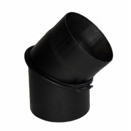 Дымоходное колено (отвод) KAISER PIPES (2мм) сегментное, поворотное 45° в Слониме