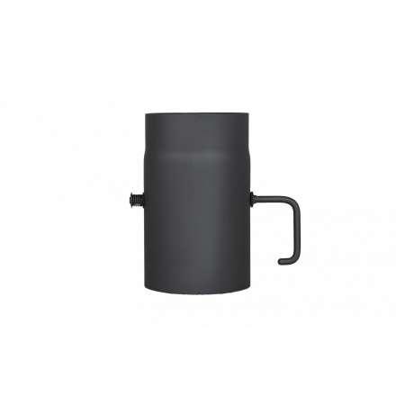 Труба с шибером 250 мм КПД ЧЕРНЫЙ купить в Слониме