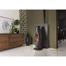 Печь-камин Invicta OVE стальная в интерьере Амазонка бай фото в Слониме