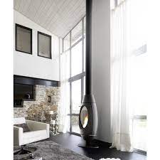 Печь-камин Invicta OVE стальная в интерьере Амазонка бай фото в Слониме