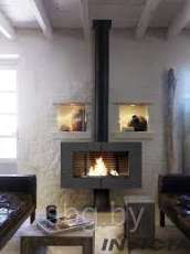 Печь-камин Invicta Antaya в интерьере чугунная Амазонка бай фото в Слониме