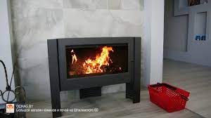 Купить Печь-камин Invicta Itaya в интерьере чугунная в Слониме в Слониме