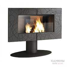 Купить Печь-камин Invicta Symphonia в интерьере чугунная в Слониме в Слониме