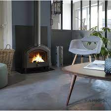 Купить Печь-камин Invicta Stimo в интерьере чугунная в Слониме в Слониме