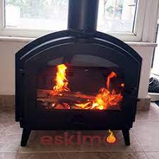 Купить Печь-камин Invicta Stimo в интерьере чугунная в Слониме в Слониме