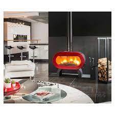 Купить Печь-камин Invicta Fifty Sur Pied в интерьере чугунная в Слониме в Слониме