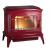 Купить Печь-камин Invicta Bradford красная эмаль в интерьере чугунная в Слониме в Слониме