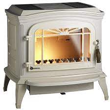 Купить Печь-камин Invicta Bradford красная эмаль в интерьере чугунная в Слониме в Слониме