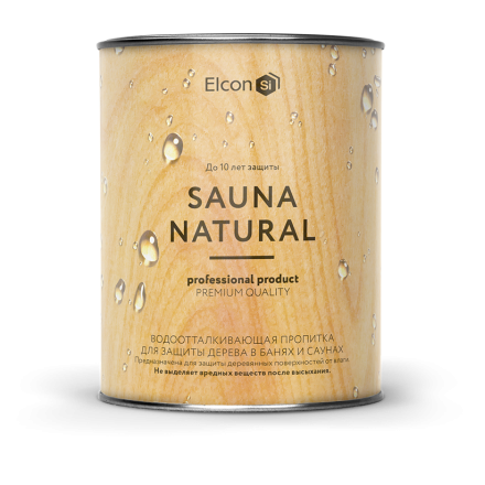 Пропитка для бани и сауны Elcon (Элкон) Sauna Natural 2 л купить в Слониме