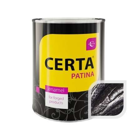 Термостойкая краска CERTA Патина Серебро 0,8 кг в Слониме