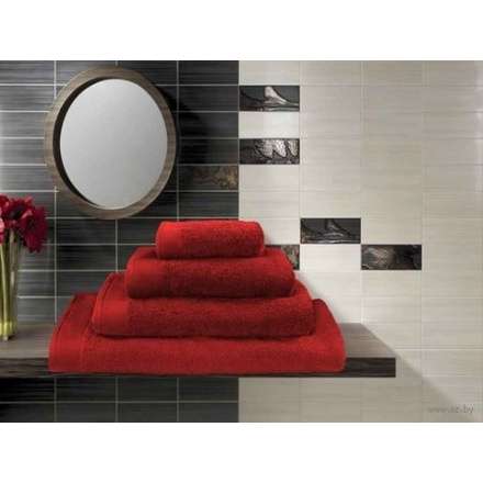 Полотенце махровое 40x70 красное в Слониме