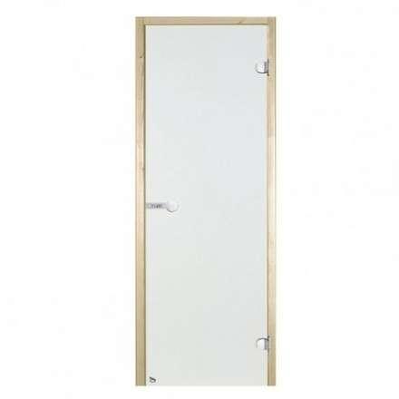 Дверь для бани стеклянная Harvia 7/19 коробка сосна, прозрачная в Слониме