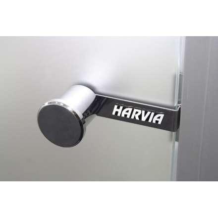 Дверь для бани стеклянная Harvia 7/19 коробка сосна, прозрачная в Слониме