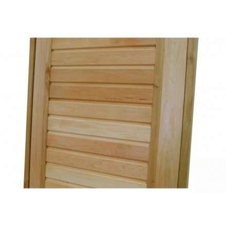 Дверь для бани ComfortProm 700x1900 ольха деревянная глухая с фольгой в Слониме