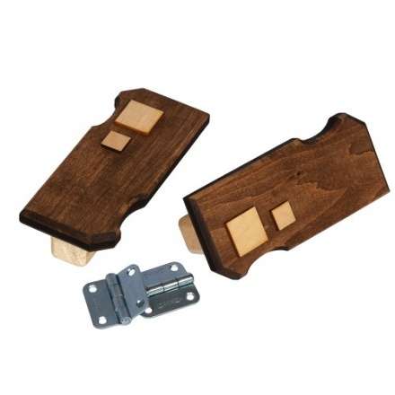 Дверь для бани глухая искусственно состарена 1900х700мм в Слониме