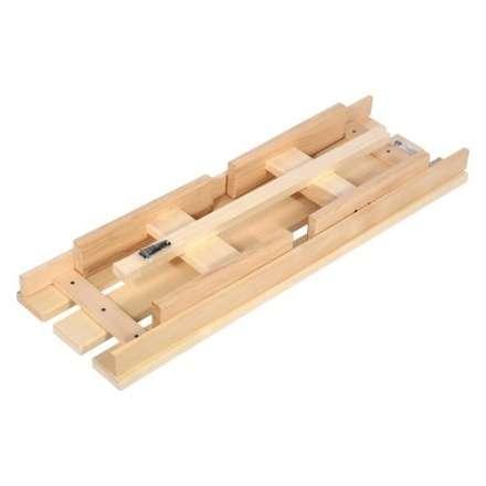 Лавочка разборная 100х33х43 см для бани и сауны (липа) 03600 в Слониме