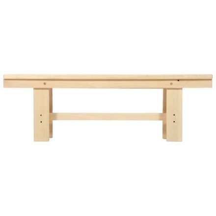 Лавочка разборная 120х33х43 см для бани и сауны (липа) 34002 в Слониме