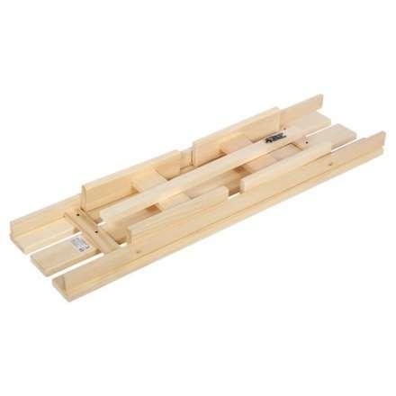 Лавочка разборная 120х33х43 см для бани и сауны (липа) 34002 в Слониме