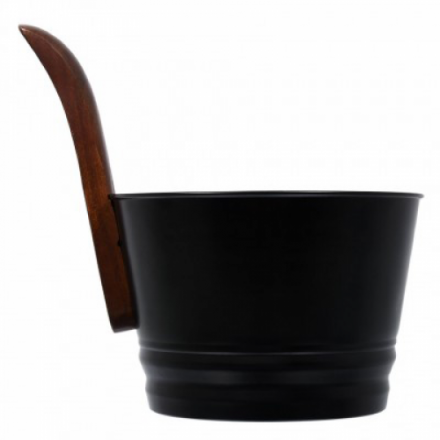 Бадья из стали 4 л черная Банные штучки 41351 купить в Слониме