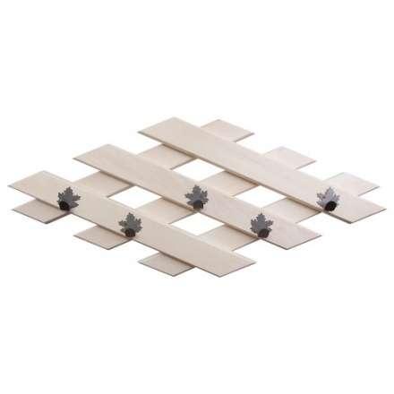 Вешалка Ромб с 5-ю железными кленовыми крючками в Слониме