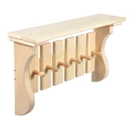 Полка с вешалкой 6 рожков 32412 в Слониме