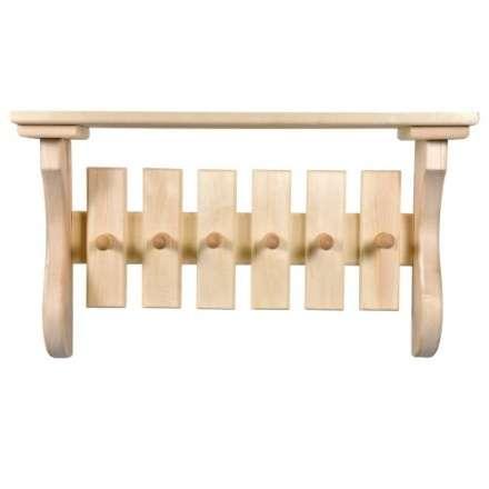 Полка с вешалкой 6 рожков 32412 в Слониме