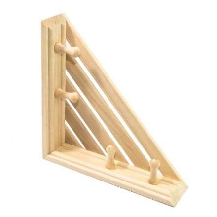 Полка угловая с вешалкой 4 рожка М-46 в Слониме