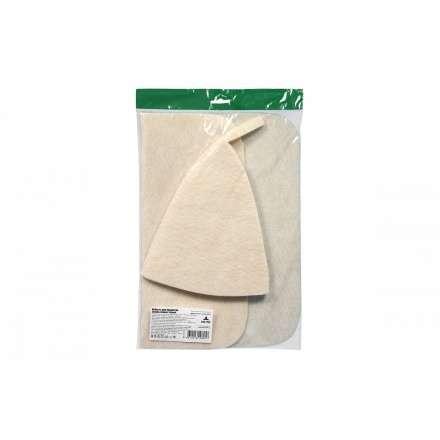 Набор из двух предметов (Шапка, коврик) белый 41217 в Слониме