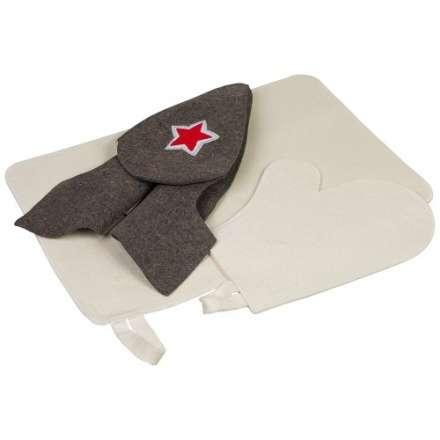 Набор из 3-х предметов (шапка Будёновка, рукавица, коврик) 41096 в Слониме