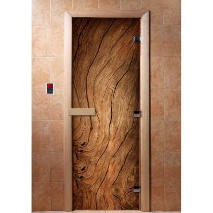 Дверь для сауны Doorwood с фотопечатью A052 1900x700 в Слониме