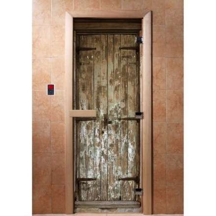 Дверь для сауны Doorwood с фотопечатью A028 1900x700 в Слониме