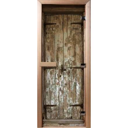 Дверь для сауны Doorwood с фотопечатью A028 1900x700 в Слониме