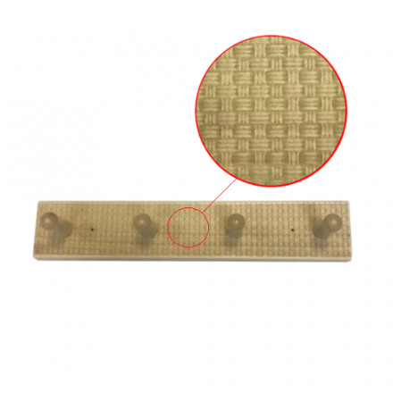 Вешалка 4-х рожковая с тиснением Рогожка купить в Слониме