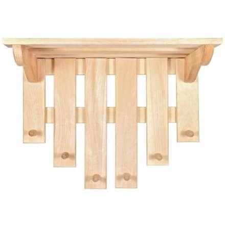 Полка с вешалкой 6 рожков 03580 в Слониме