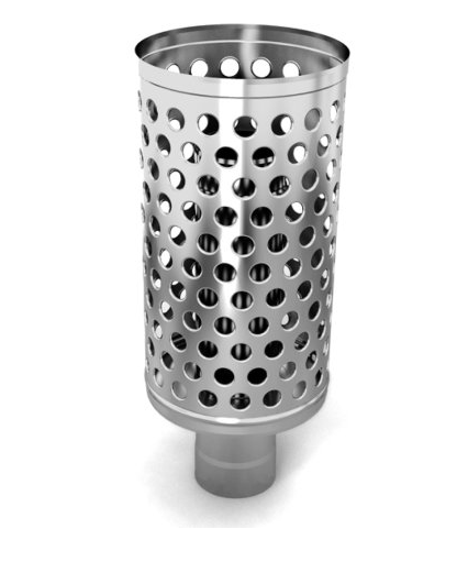 Каменка натрубная ДИЗЕЛЬ, ф115, 1/0,5мм, нерж/нерж в Слониме