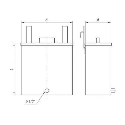 Бак Ferrum Комфорт навесной для печи 60 л в Слониме