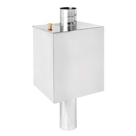 Бак Везувий нерж. 80 л на трубе d120 (прямоуг.) в Слониме